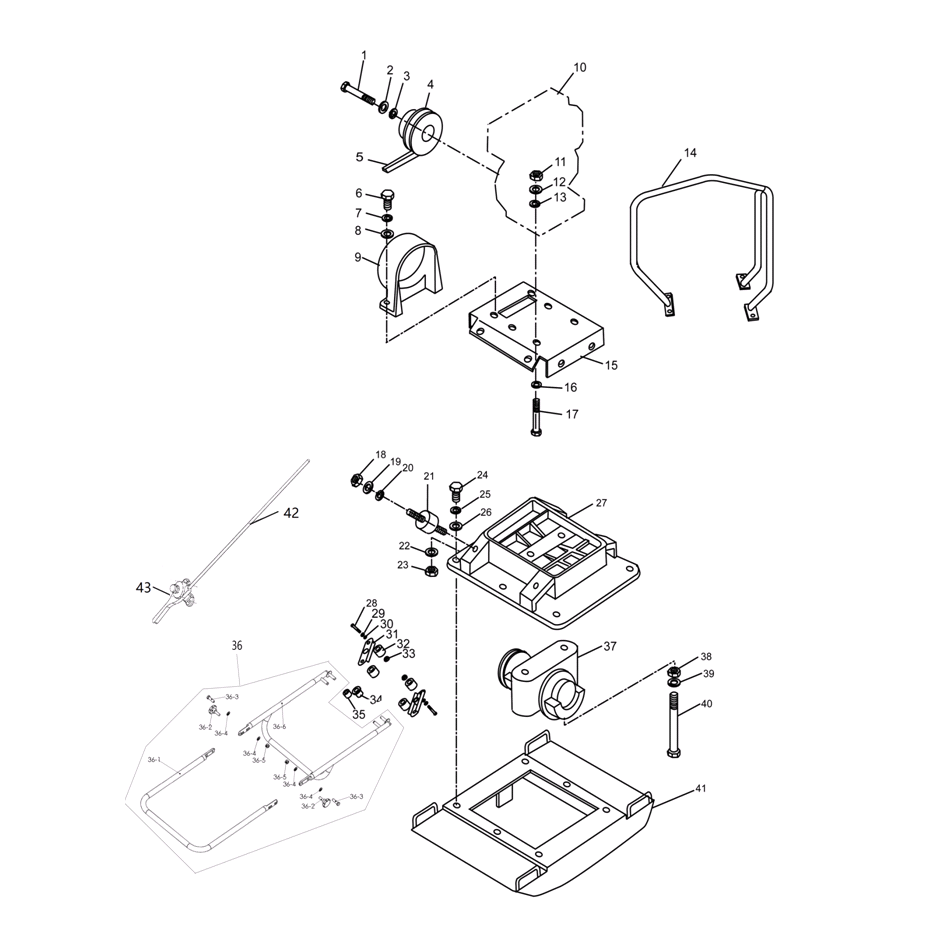Виброплита бензиновая ЗВПБ-20 Г