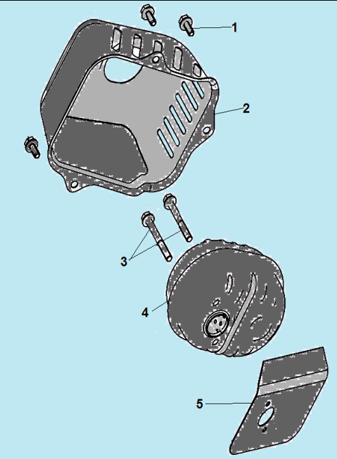 9 ГЛУШИТЕЛЬ Газонокосилка CHAMPION LMH5640