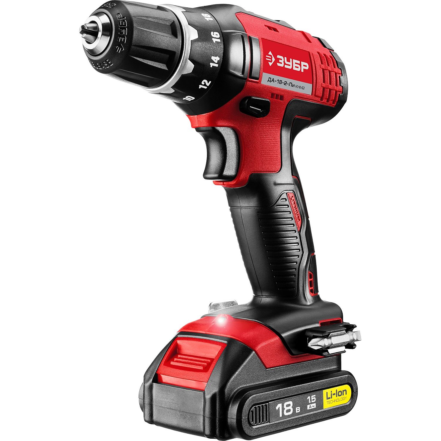 Дрель - шуруповерт, 2 АКБ ДА-18-2-Ли КНМ2