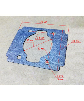 Прокладка цилиндра для TR-1000T(47) TFY, GGT-750U, GGT-800T/S