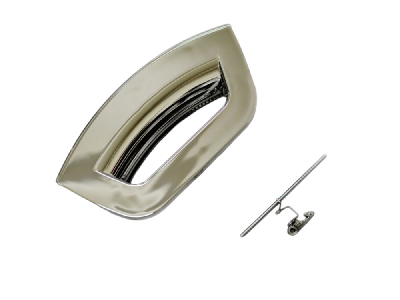 Ручка люка Indesit, серия Futura, хром, код 287769